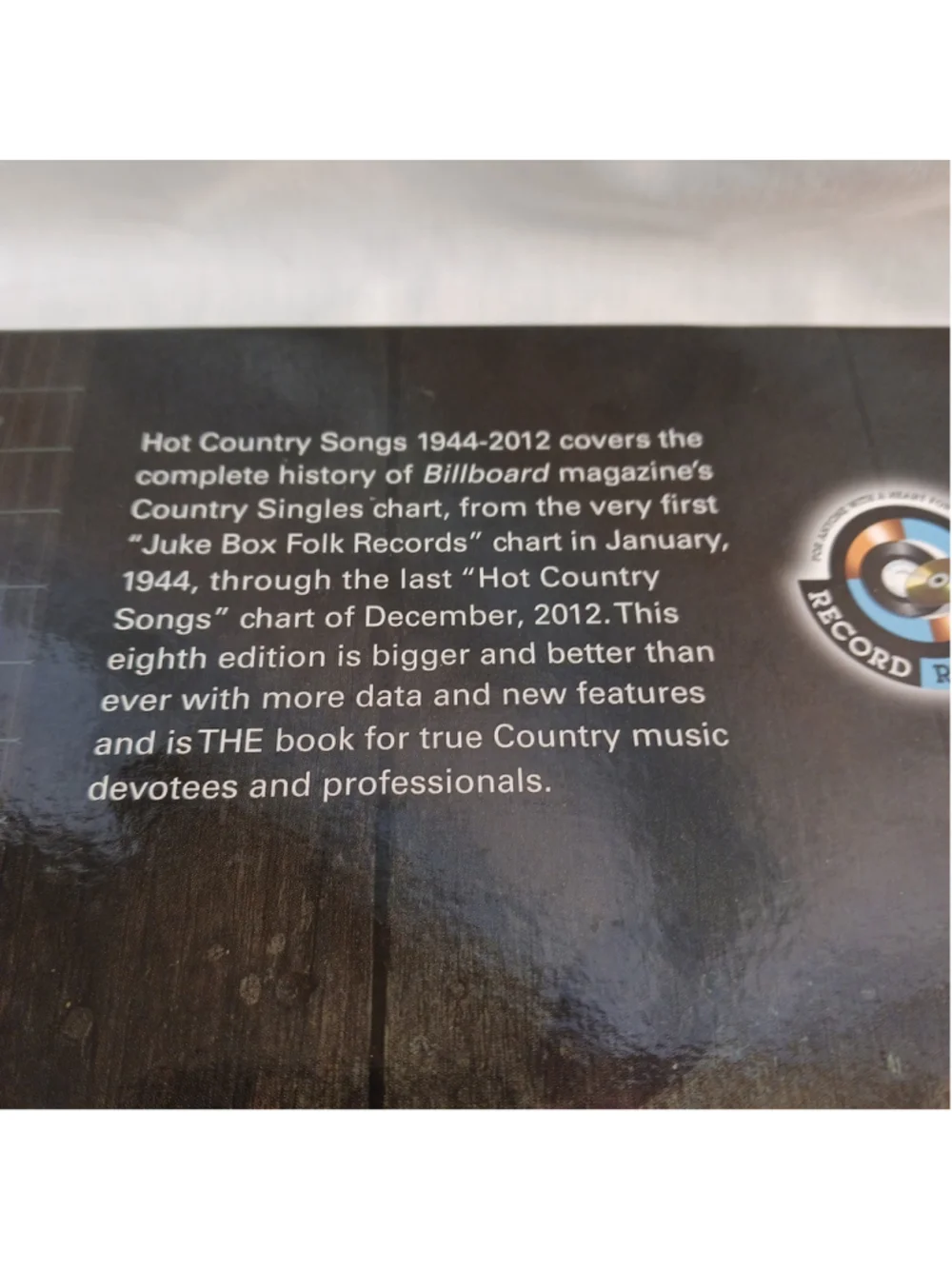 Joel Whitburn Hot Country Songs, 1944-2012 Very Good 8th Edition Hardcover